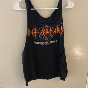 Vintage Def Leppard muscle tee size S/M